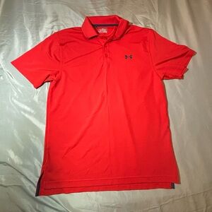 Under Armour Men's Bright Orange Polo Shirt